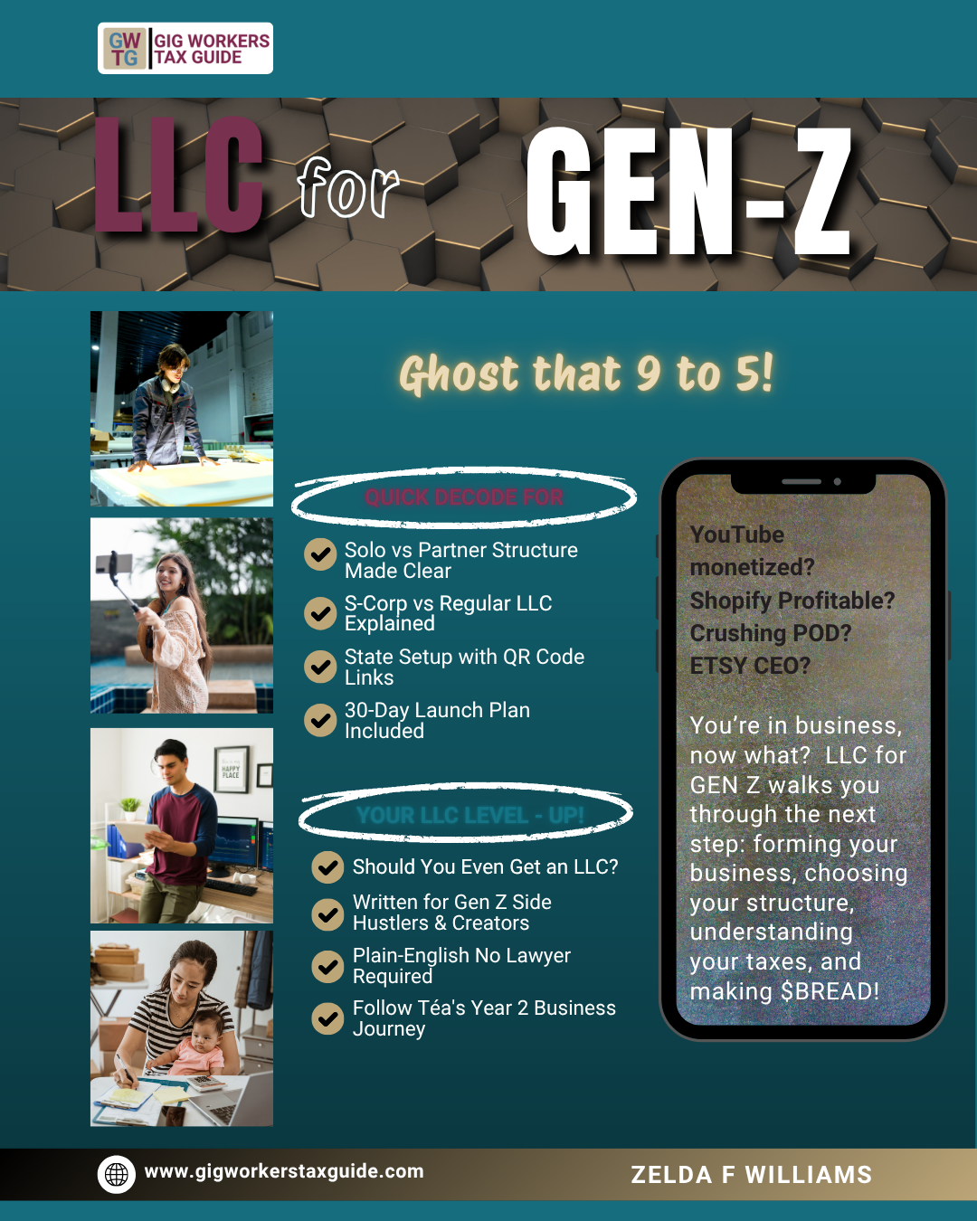 LLC for Gen Z — Form Your Business, Choose Your Structure, Understand Your Taxes